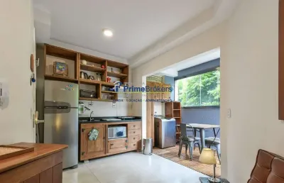 Apartamento com 1 quarto à venda na rua cunha gago, pinheiros, são paulo por r$ 790.000