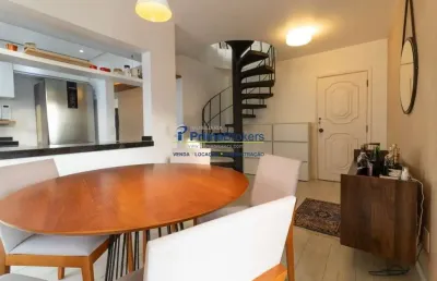 Cobertura com 1 quarto à venda na avenida rouxinol, moema, são paulo por r$ 910.000