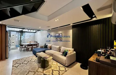 Casa em condomínio fechado com 2 quartos à venda na rua princesa isabel, brooklin paulista, são paulo por r$ 1.770.695