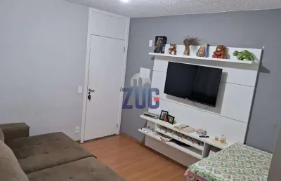 Apartamento à venda em campinas, loteamento parque das águas, com 2 quartos, com 44 m²