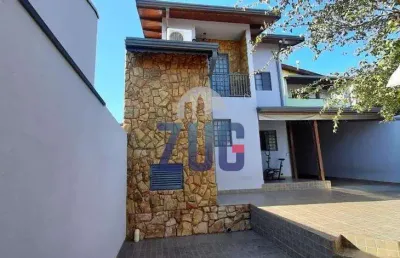 Sobrado à venda em campinas, parque jambeiro, com 3 quartos, com 216 m²
