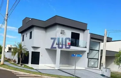Sobrado à venda em paulínia, vila monte alegre, com 3 quartos, com 162 m², terras da estância