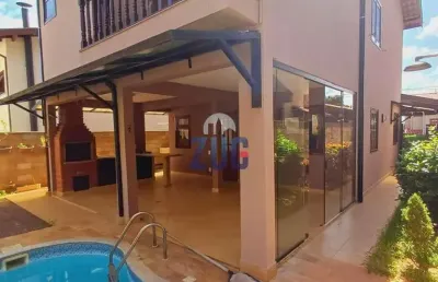 Sobrado à venda em campinas, parque rural fazenda santa cândida, com 4 quartos, com 185 m²