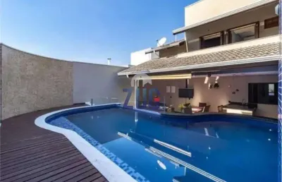 Sobrado à venda em valinhos, roncáglia, com 3 suítes, com 304.48 m², condomínio são joaquim