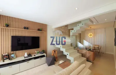 Sobrado à venda em valinhos, chácaras alpina, com 3 suítes, com 144 m², villa dorata residenziale