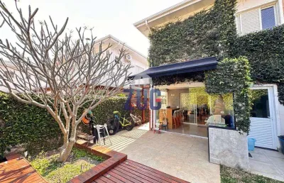 Sobrado à venda em campinas, parque xangrilá, com 3 suítes, com 138 m², condomínio reserva são pedro