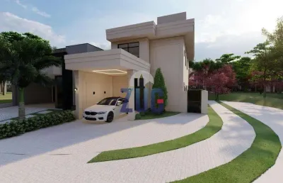 Casa à venda em paulínia, vila monte alegre, com 3 suítes, com 164.92 m², terras da estância
