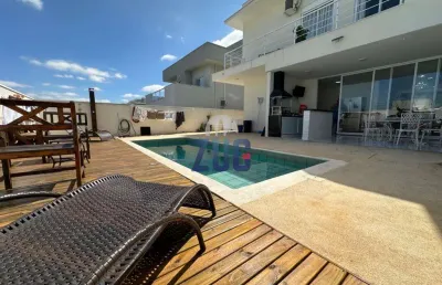 Sobrado à venda em valinhos, santa cruz, com 3 suítes, com 230 m², condomínio le village