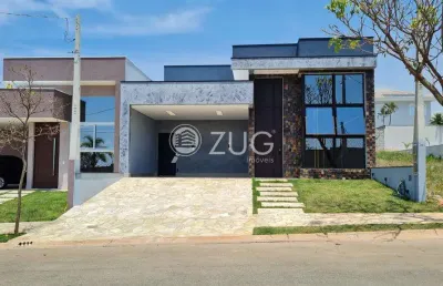 Casa à venda em valinhos, residencial santa maria, com 3 suítes, com 221 m²