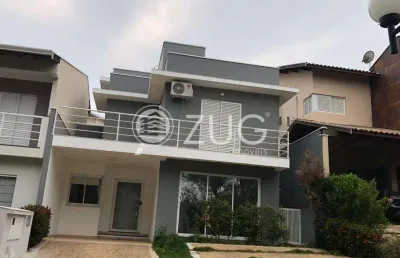 Sobrado à venda em campinas, parque rural fazenda santa cândida, com 3 suítes, com 250 m²