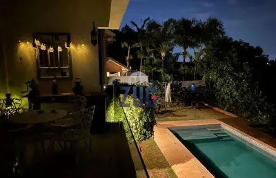 Sobrado à venda em campinas, loteamento caminhos de são conrado (sousas), com 5 suítes, com 402 m²