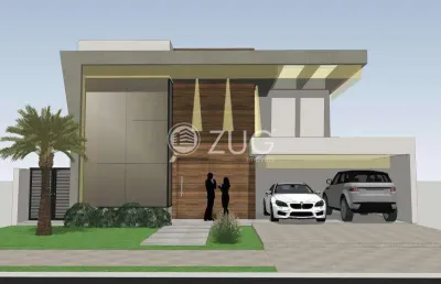 Casa à venda em campinas, parque rural fazenda santa cândida, com 3 suítes, com 284 m²