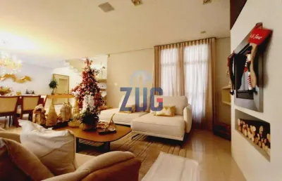 Sobrado à venda em campinas, parque rural fazenda santa cândida, com 4 quartos, com 490 m²