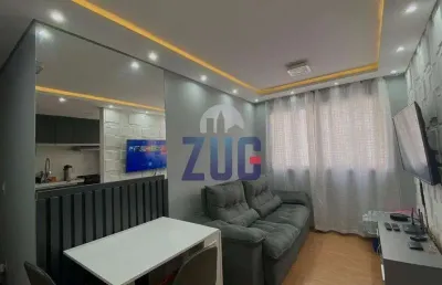 Apartamento à venda em campinas, fundação da casa popular, com 2 quartos, com 45 m²