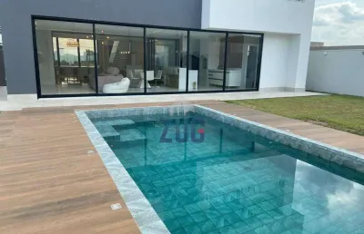 Sobrado à venda em louveira, santa isabel ii, com 4 suítes, com 414 m²