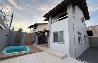 Casa para venda em lauro de freitas, centro, 4 dormitórios, 1 suíte, 4 banheiros, 3 vagas
