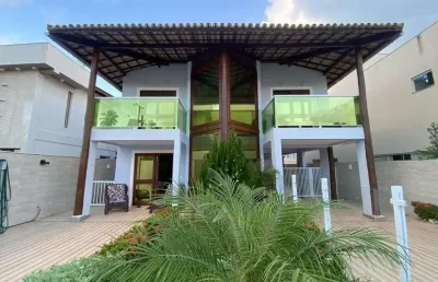 Casa para venda em lauro de freitas, centro, 4 dormitórios, 4 suítes, 6 banheiros, 3 vagas