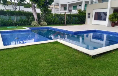 Casa para venda em camaçari, busca vida (abrantes), 5 dormitórios, 5 suítes, 6 banheiros, 4 vagas