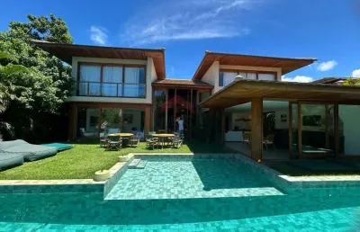 Casa para venda em mata de são joão, praia do forte, 7 dormitórios, 7 suítes, 9 banheiros, 4 vagas