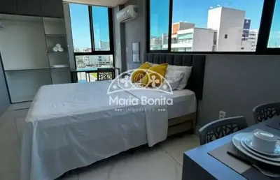 Flat com 1 quarto à venda na clóvis de holanda calado, 138, intermares, cabedelo por r$ 349.000
