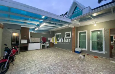 Excelente casa com ático no bairro araçatuba - piraquara