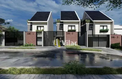 Sobrado com 2 dormitórios à venda, 107 m² por r$ 619.000 - xaxim - curitiba/pr