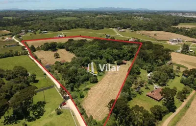 Terreno à venda, 70976 m² por r$ 2.250.000,00 - chácara águas claras - piraquara/pr