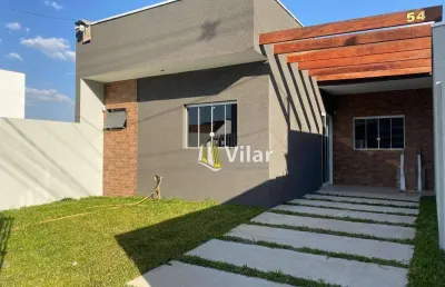 Casa com 3 dormitórios à venda, 74 m² por r$ 497.000 - jardim cláudia - pinhais/pr