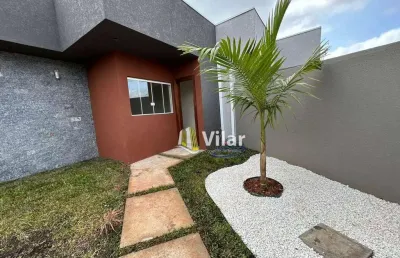 Casa com 2 dormitórios à venda, 75 m² por r$ 495.000,00 - jardim cláudia - pinhais/pr