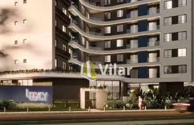Apartamento com 1 dormitório à venda, 26 m² por r$ 266.600 - centro - pinhais/pr