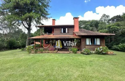 Chácara com 3 dormitórios à venda, 5000 m² por r$ 2.200.000,00 - recreio da serra - piraquara/pr