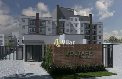 Apartamento com 2 dormitórios à venda, 46 m² por r$ 279.000 - vargem grande - pinhais/pr