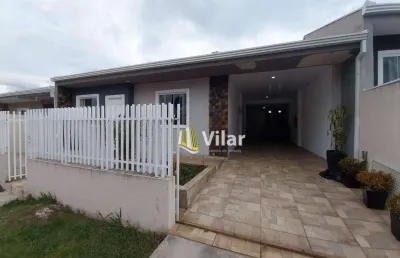 Casa com 3 dormitórios à venda, 54 m² por r$ 380.000 - planta são tiago - piraquara/pr
