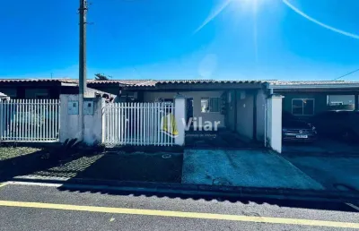 Casa com 2 dormitórios à venda, 80 m² por r$ 350.000 - planta chaune - piraquara/pr