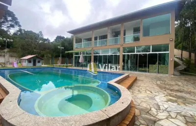 Chácara com 5 dormitórios à venda, 5711 m² por r$ 3.199.900,00 - recreio da serra - piraquara/pr