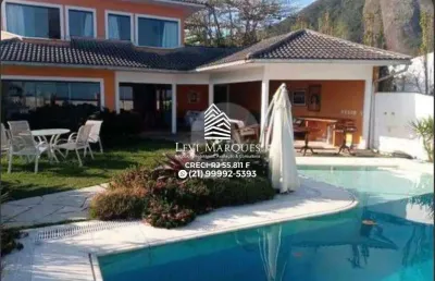 Casa com 6 quartos à venda na avenida doutor luiz orlando marinho gurgel, 215, itacoatiara, niterói por r$ 6.500.000