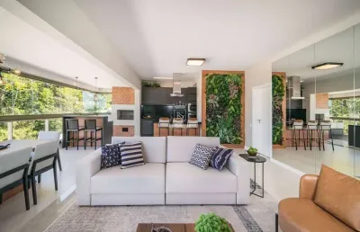 Apartamento em condomínio de alto padrão com 4 dormitórios