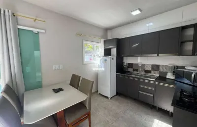Apartamento mobiliado com um dormitório no centro de bombinhas