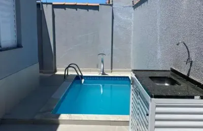 Casa em condomínio fechado com 2 quartos à venda no Cibratel II, Itanhaém 