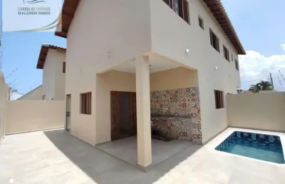 Sobrados em condomínio com piscina individual próximo ao mar para venda em itanhaém!!