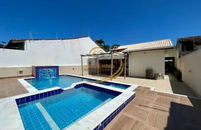 Super oportunidade!! casa isolada mobiliada lado praia com piscina em itanhaém!!