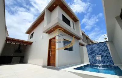 Studio mobiliado com piscina e churrasqueira para venda em peruíbe 700mts do mar!
