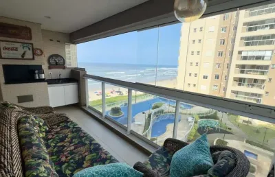Apartamento no resort frente ao mar no centro de itanhaém!!
