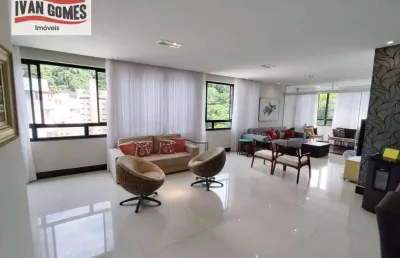 Apartamento com 4 dormitórios à venda, 214 m² por r$ 1.100.000,00 - pitangueiras - guarujá/sp