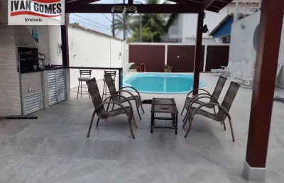 Sobrado com 6 dormitórios à venda, 400 m² por r$ 3.000.000,00 - guaiuba - guarujá/sp