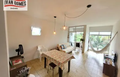 Apartamento com 2 dormitórios à venda, 73 m² por r$ 385.000,00 - tombo - guarujá/sp