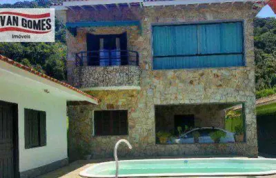 Sobrado com 7 dormitórios à venda, 382 m² por r$ 1.650.000,00 - guaiuba - guarujá/sp