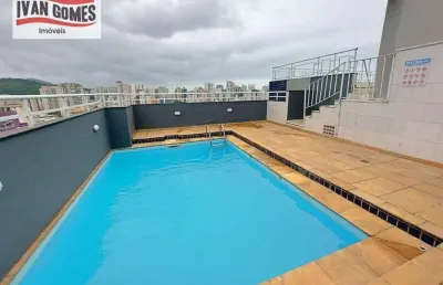 Apartamento com 1 dormitório à venda, 54 m² por r$ 430.000,00 - tombo - guarujá/sp