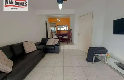 Apartamento com 3 dormitórios para alugar, 114 m² por r$ 4.000/mês - astúrias - guarujá/sp