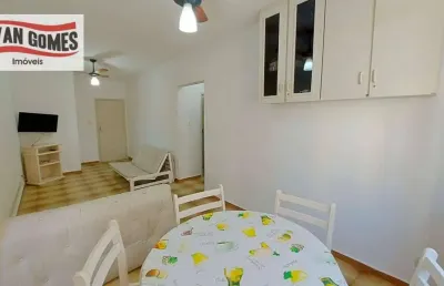 Apartamento com 1 dormitório para alugar, 59 m² por r$ 2.500,00/mês - enseada - guarujá/sp